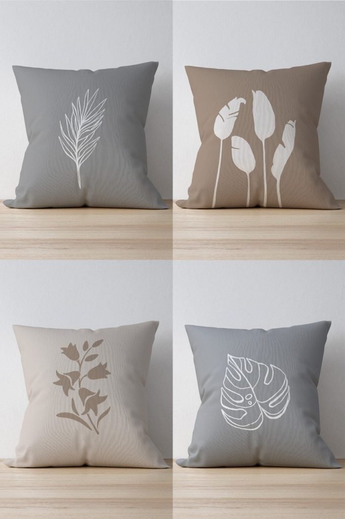4 pièces au motif serenity