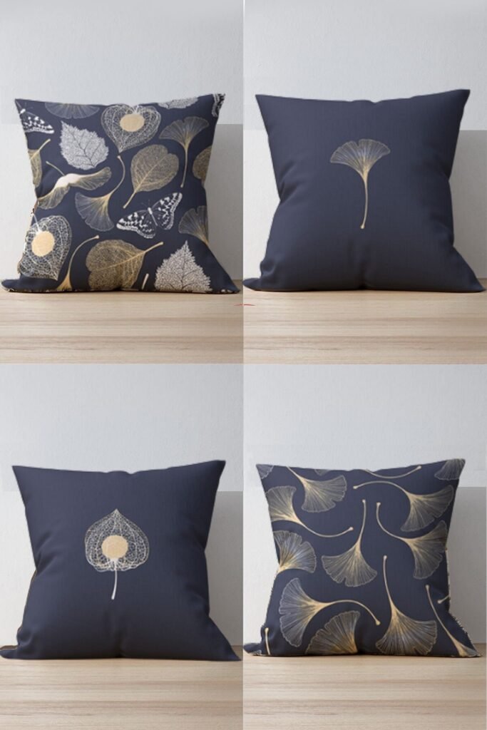 4 pièces au motif ASRAL