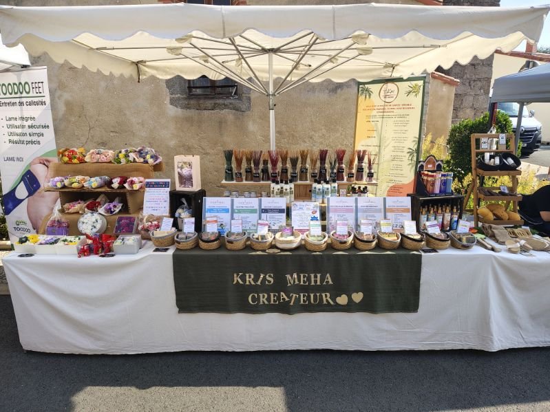 presentation du marche savons artisanaux